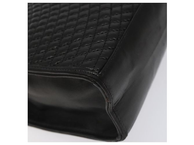 Borsa a mano BALLY in pelle nera e oro Auth gh201 Nero D'oro - vista 16