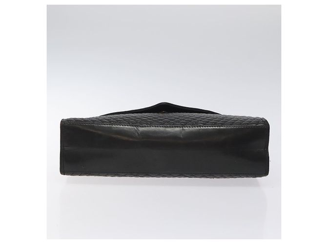 Borsa a mano BALLY in pelle nera e oro Auth gh201 Nero D'oro - vista 5