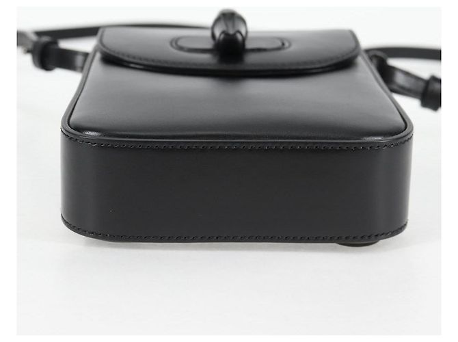 Borsa a mano GUCCI in pelle 2 vie nera 702106 Auth 118849M Nero - vista 5