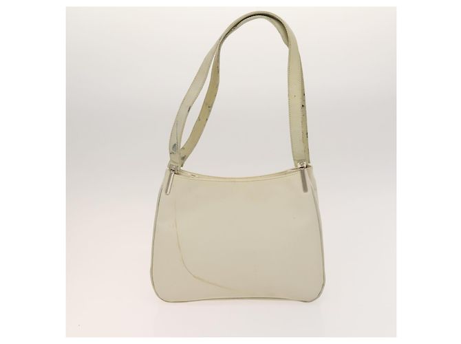 Borsa Gianni Versace Cartier in nylon e pelle 2 pezzi Bordeaux Beige Auth ar13582 - vista 3