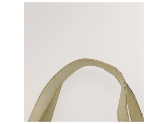 Borsa Gianni Versace Cartier in nylon e pelle 2 pezzi Bordeaux Beige Auth ar13582 - vista 6