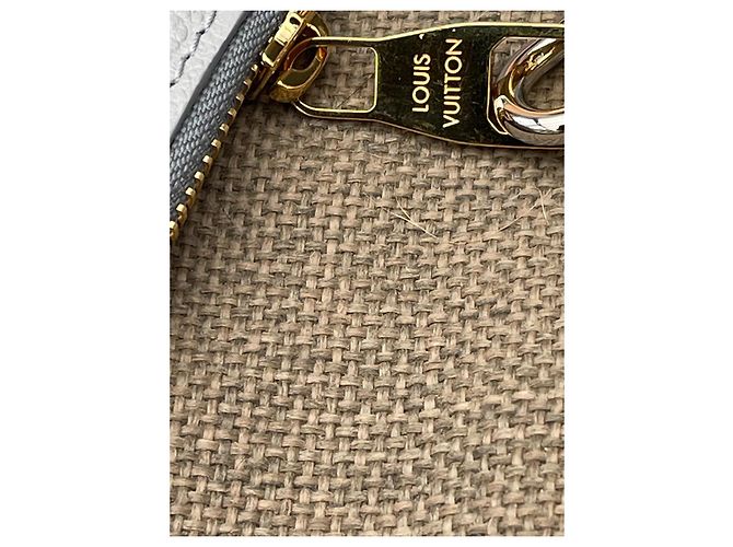 Pochette Louis Vuitton in pelle blu - vista 13