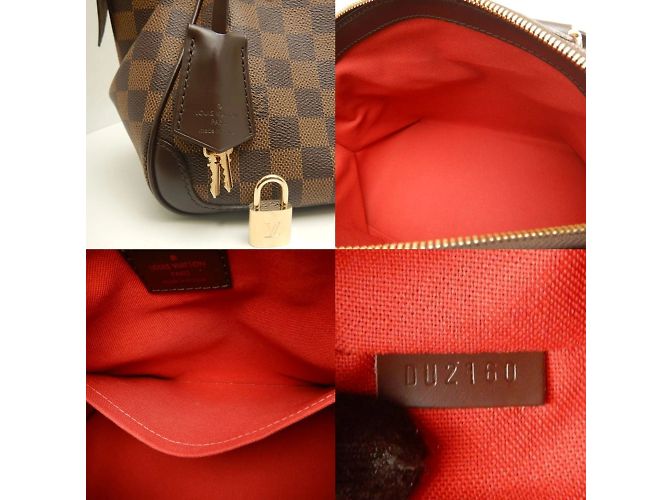Borsa Louis Vuitton Damier Verona PM Damier ebene - vista 9