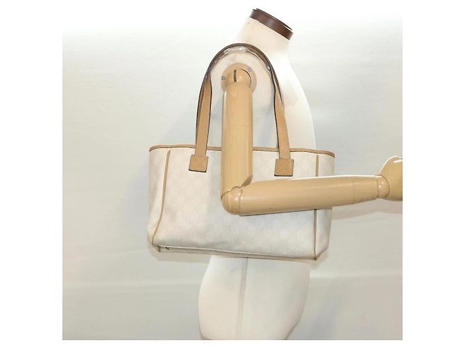 Borsa Gucci in pelle bianca Bianco - vista 15