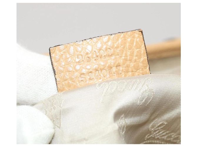 Borsa Gucci in pelle bianca Bianco - vista 4