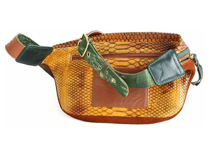 Claris Virot Marsupio in pelle marrone - vista 2
