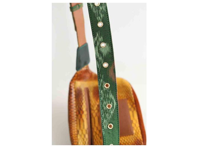 Claris Virot Marsupio in pelle marrone - vista 3