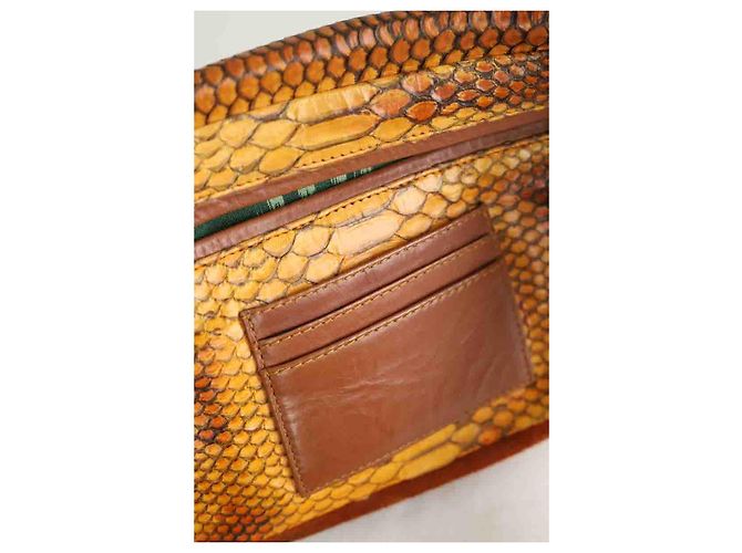 Claris Virot Marsupio in pelle marrone - vista 5