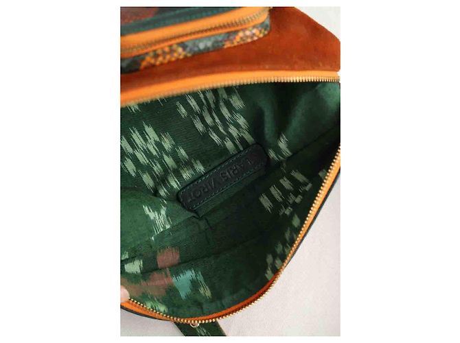 Claris Virot Marsupio in pelle marrone - vista 7