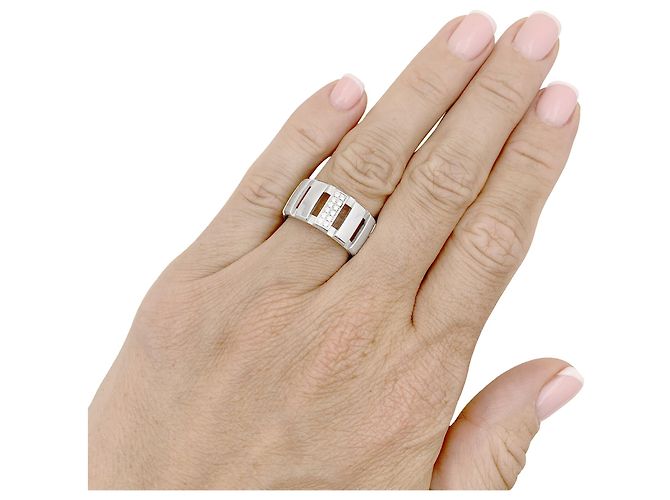 Chaumet-Ring, 'Class One', Weißgold, Diamanten. - Ansicht 5