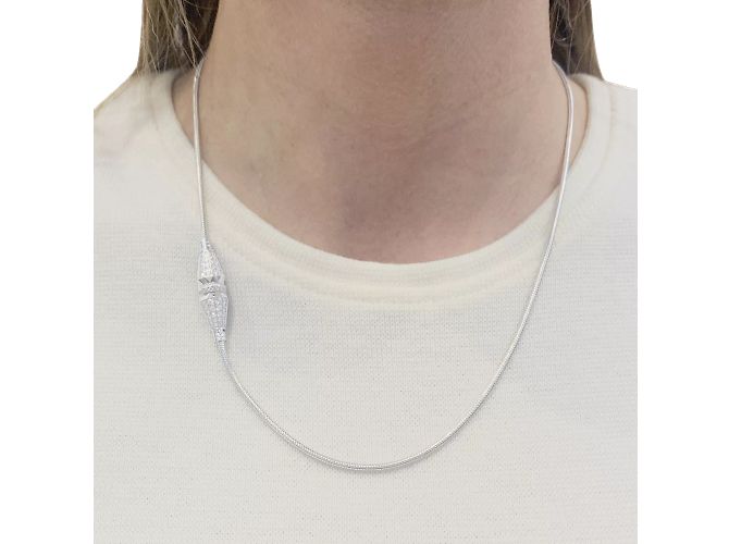 Bracciale Boucheron 'Jack de Boucheron' in oro bianco, diamanti. - vista 4
