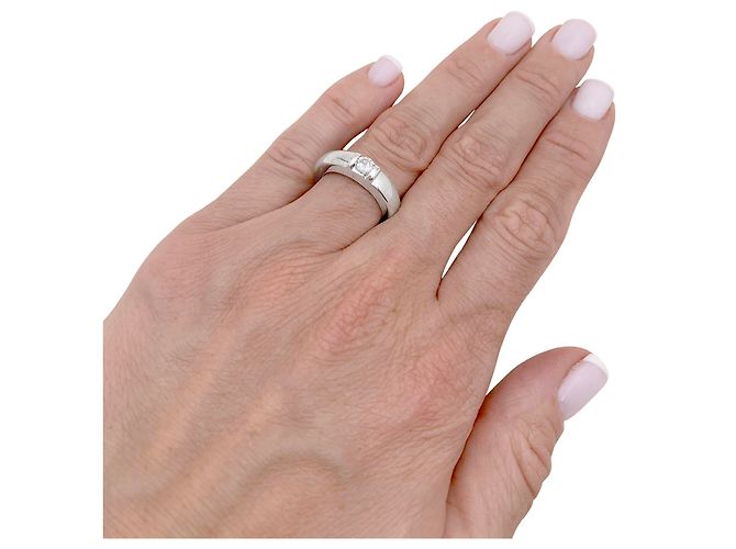 Chaumet-Ring, "Gioia", Weißgold, Diamant. - Ansicht 5