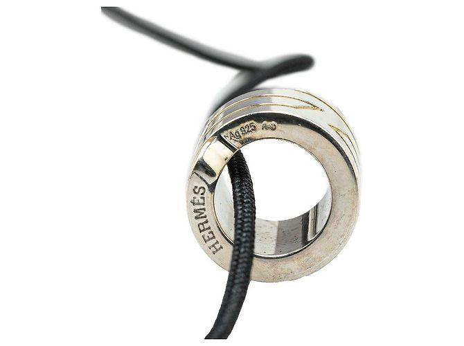 Ring Hermès Collar en forma de H Hermes SV925 Plata Metálico - vista 3