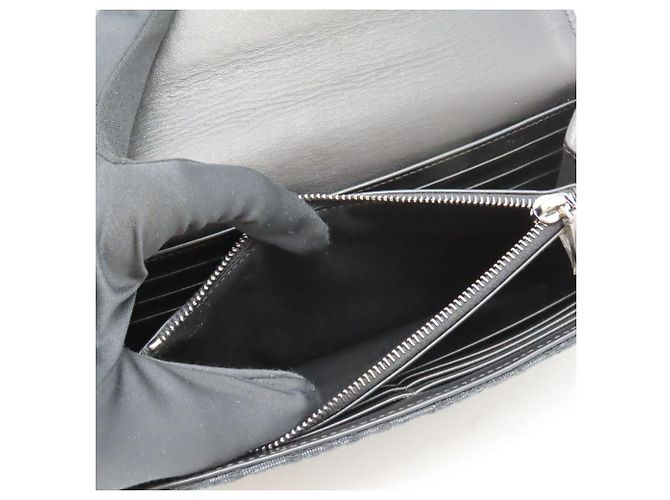 Cartera Larga Wrap Dior en Jacquard Negro - vista 12