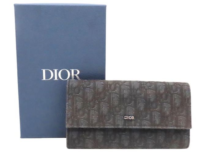 Cartera Larga Wrap Dior en Jacquard Negro - vista 13