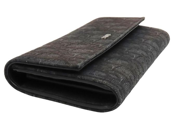 Cartera Larga Wrap Dior en Jacquard Negro - vista 7