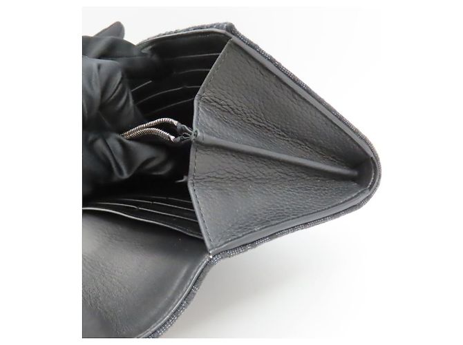 Cartera Larga Wrap Dior en Jacquard Negro - vista 9