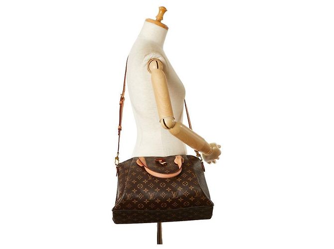 Louis Vuitton RIVOLI MM Monogram 2-Wege-Tasche Braun - Ansicht 10