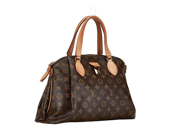 Louis Vuitton RIVOLI MM Monogram 2-Wege-Tasche Braun - Ansicht 3