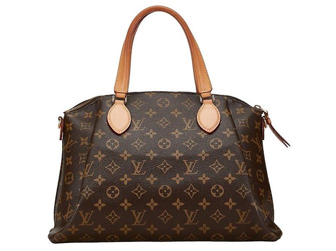 Louis Vuitton RIVOLI MM Monogram 2-Wege-Tasche Braun - Ansicht 4