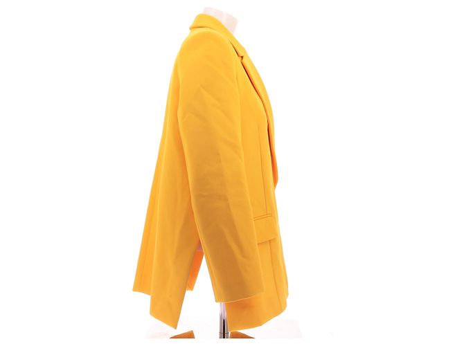 Blazer Maison Rabih Kayrouz amarillo de algodón - vista 3