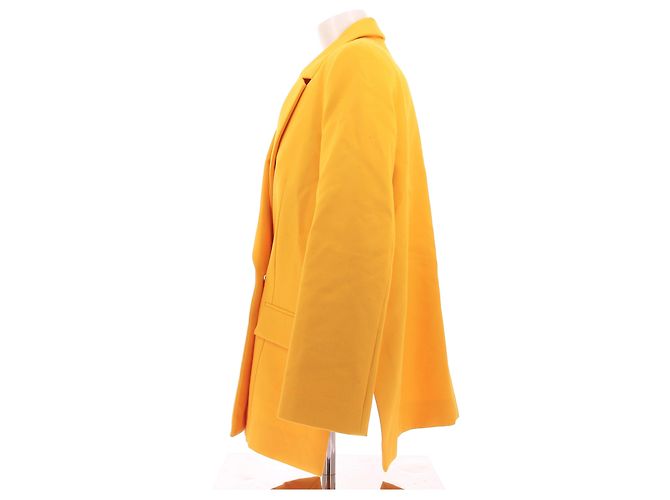 Blazer Maison Rabih Kayrouz amarillo de algodón - vista 4