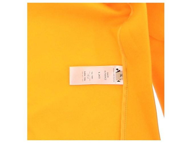 Blazer Maison Rabih Kayrouz amarillo de algodón - vista 6