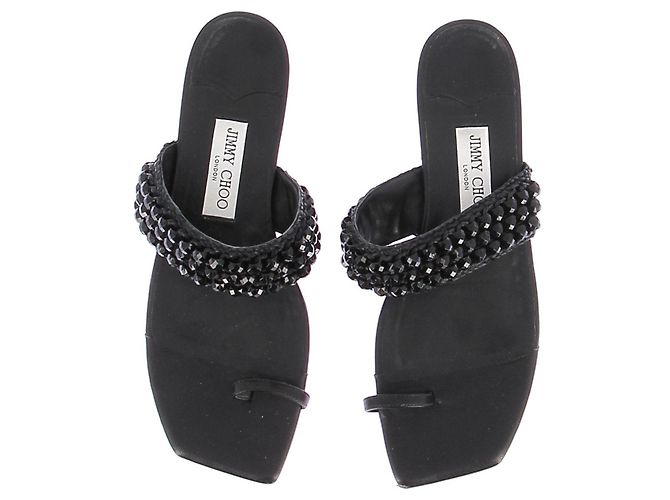Jimmy Choo Sandali neri "Amoure" Nero - vista 6