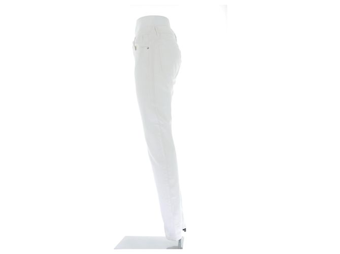 Jeans dritti bianchi Apc Bianco - vista 4