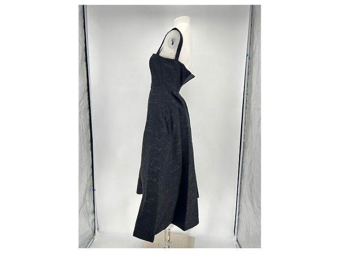 Autre Marque LES MERVEILLEUSES Schwarzes trägerloses Skaterkleid - Ansicht 4