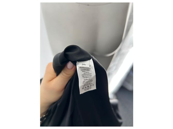 Autre Marque LES MERVEILLEUSES Schwarzes trägerloses Skaterkleid - Ansicht 6