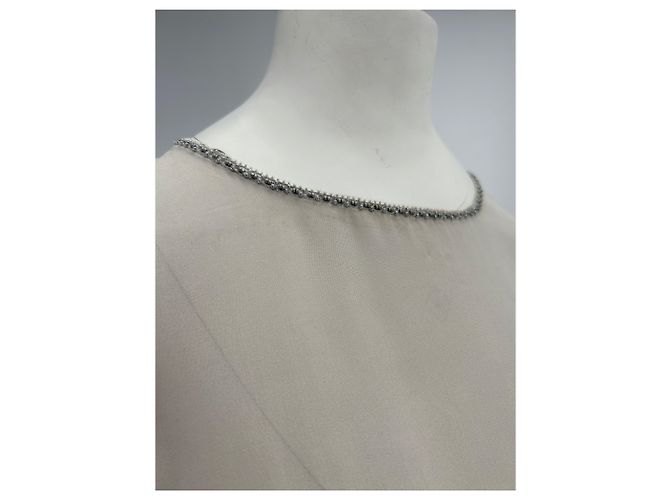 Top de seda gris Vince - vista 5