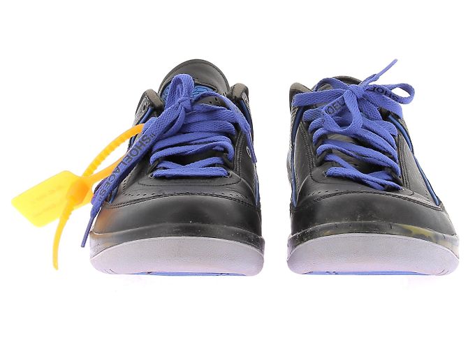 Off White Sneakers "Jordan 2 Low rétro SP" nere e blu Nero - vista 4
