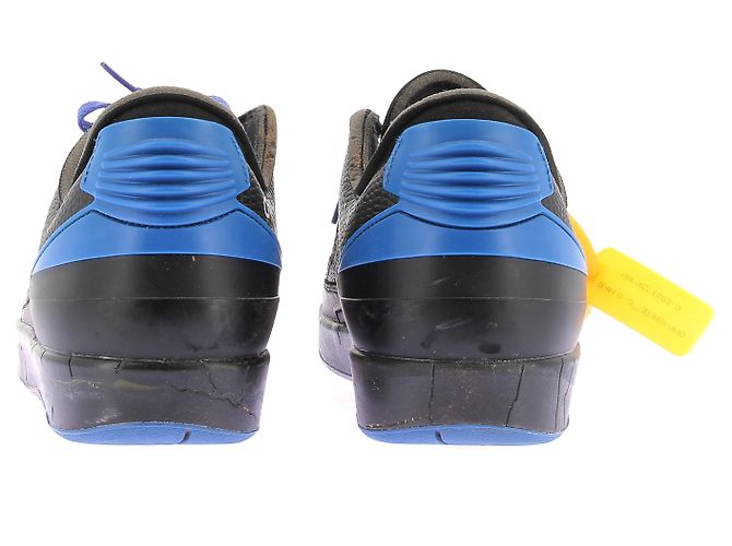 Off White Sneakers "Jordan 2 Low rétro SP" nere e blu Nero - vista 5