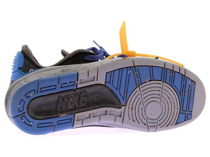 Off White Sneakers "Jordan 2 Low rétro SP" nere e blu Nero - vista 7
