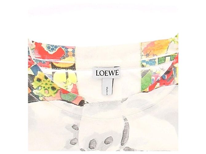 Loewe Weißes T-Shirt mit buntem Druck Mehrfarben - Ansicht 5