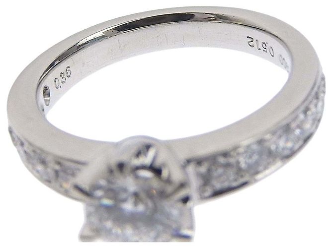 Autre Marque Platin-Diamantring PT900 6.5 Ohne Marke - Ansicht 3