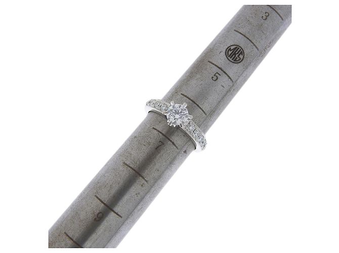 Autre Marque Platin-Diamantring PT900 6.5 Ohne Marke - Ansicht 4