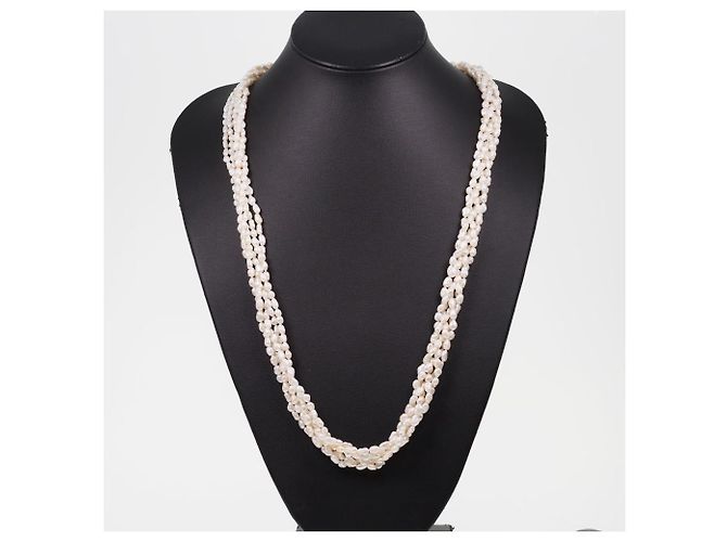 Autre Marque Collana di perle per neonati Twist in acqua dolce Bianco - vista 2