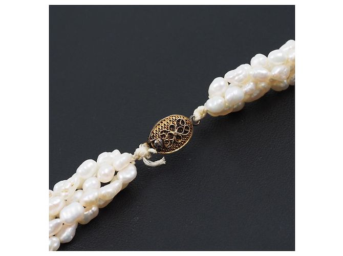 Autre Marque Collana di perle per neonati Twist in acqua dolce Bianco - vista 4