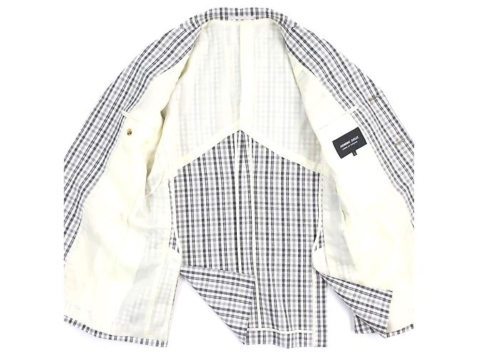 & Other Stories COMME des GARCONS Check Pattern Jacket Black White - view 3