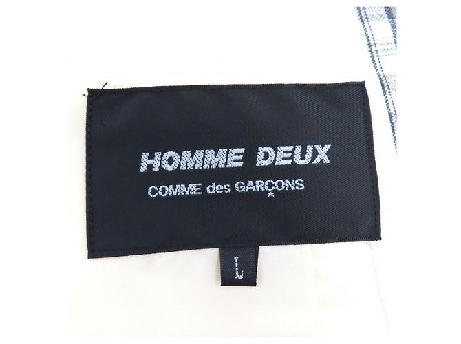 & Other Stories COMME des GARCONS Check Pattern Jacket Black White - view 6