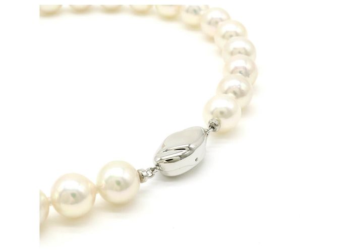 Autre Marque Collana in argento SV925 con perle Akoya - vista 3