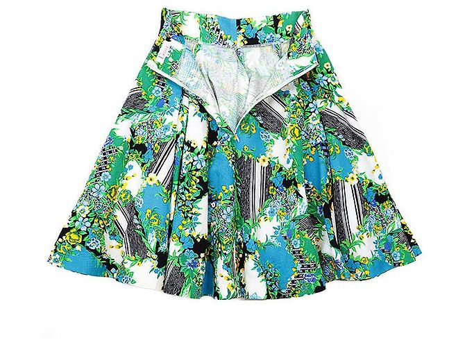 Falda de algodón Mademoiselle Dior de Christian Dior Multicolor - vista 5