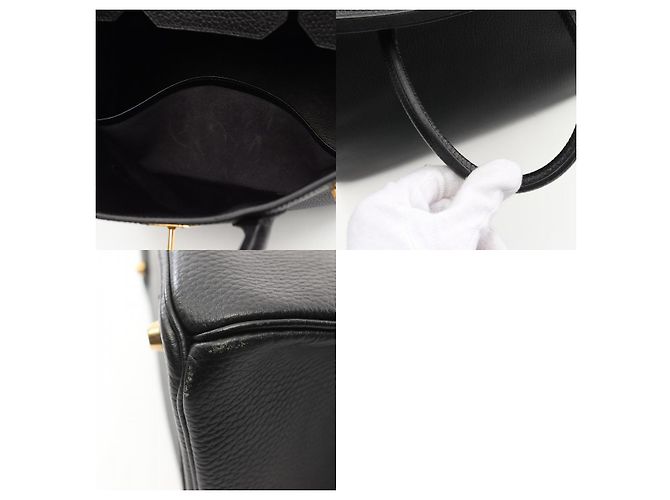 Haut à courroies Hermès Hermes Haut a Courroies Ardennes Handtasche Schwarz - Ansicht 10