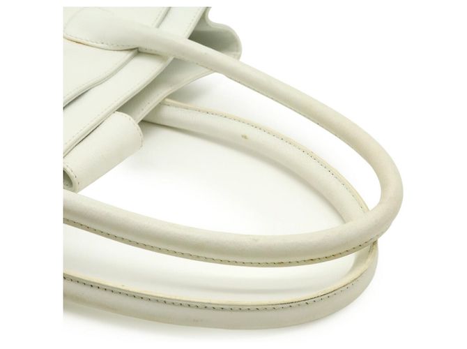 Chanel Executive Line Leder Tote Bag Weiß - Ansicht 4