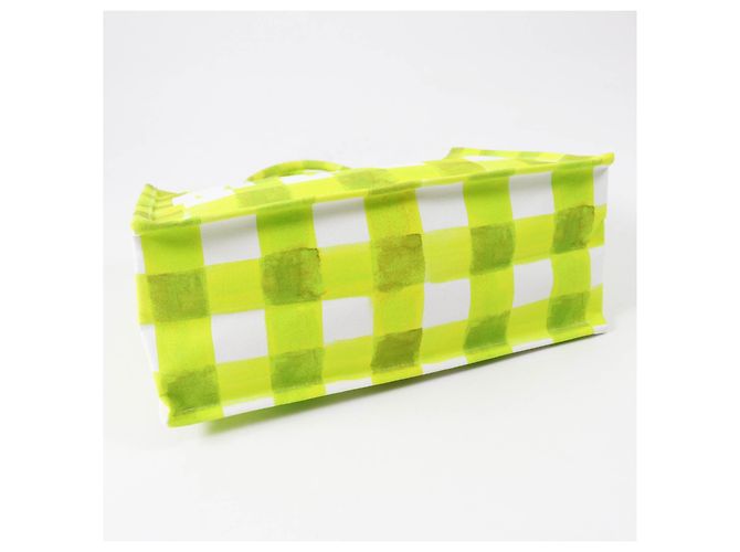& Other Stories MSGM Logo Gingham Check Tragetasche Hellgrün - Ansicht 5