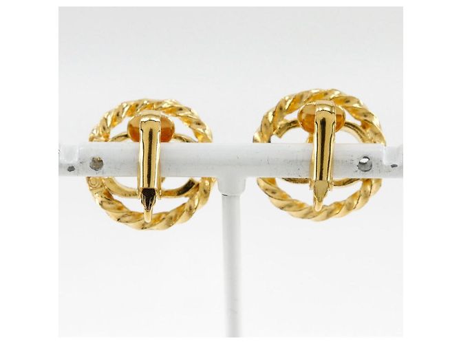 Orecchini Chanel Coco placcati in oro D'oro - vista 3