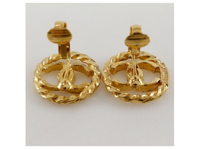 Orecchini Chanel Coco placcati in oro D'oro - vista 5
