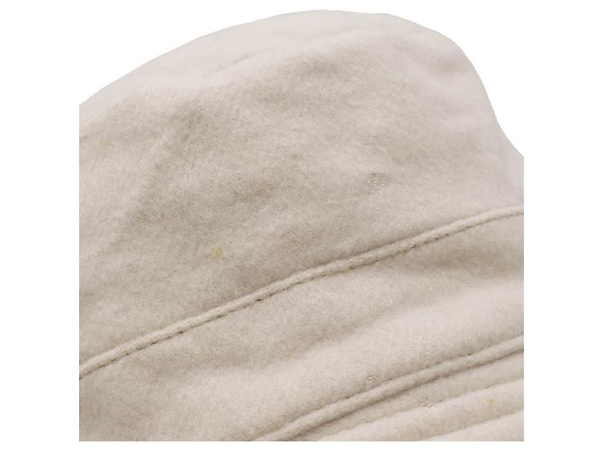 Cappello bucket in cashmere Hermès Beige - vista 3